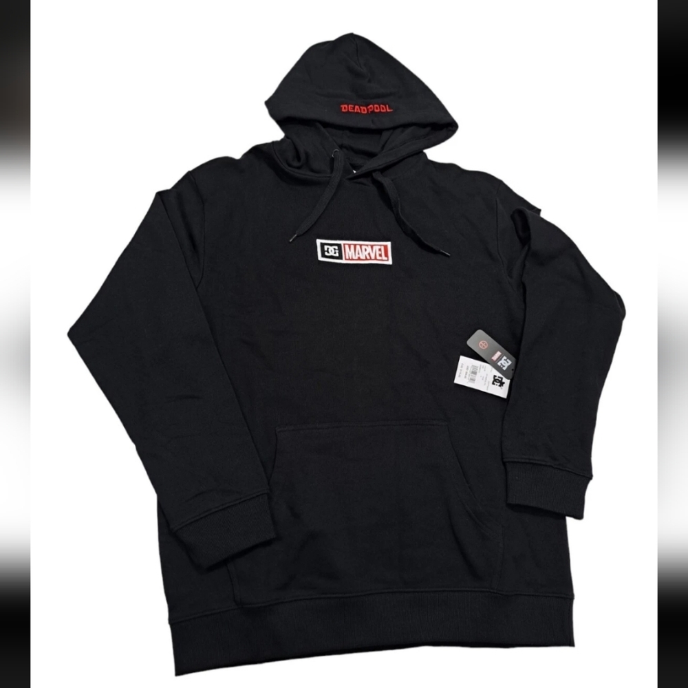 Marvel Black and Red Deadpool Hoodie